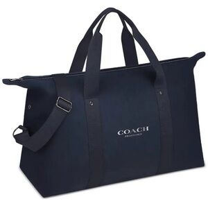 Coach Fragrance Navy Duffel Bag